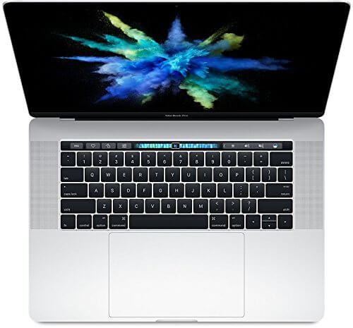 Apple MacBook Pro MLW72HN/A Laptop 2016 (Core i7-2.6GHz/16GB/256GB/MacOS Sierra/2GB Graphic/Touch Bar),Silver