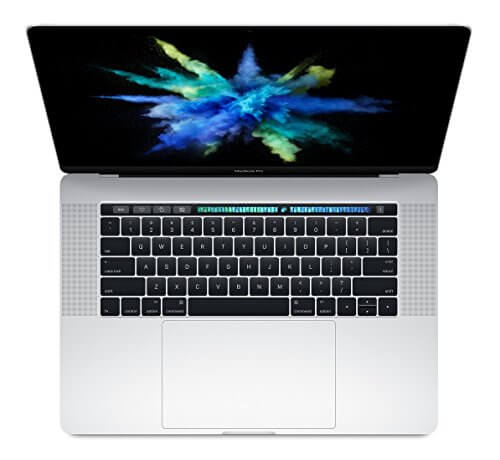 Apple MacBook Pro MLW82HN/A 2017 15-inch Laptop (Core i7/16GB/512GB/Mac OS/2GB Graphics), Silver