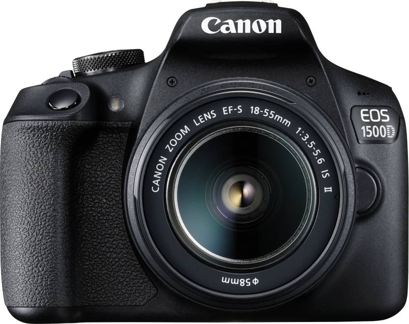 Canon EOS 1500D DSLR Camera Single Kit with 18-55 lens (16 GB Memory Card & Carry Case) (Black)