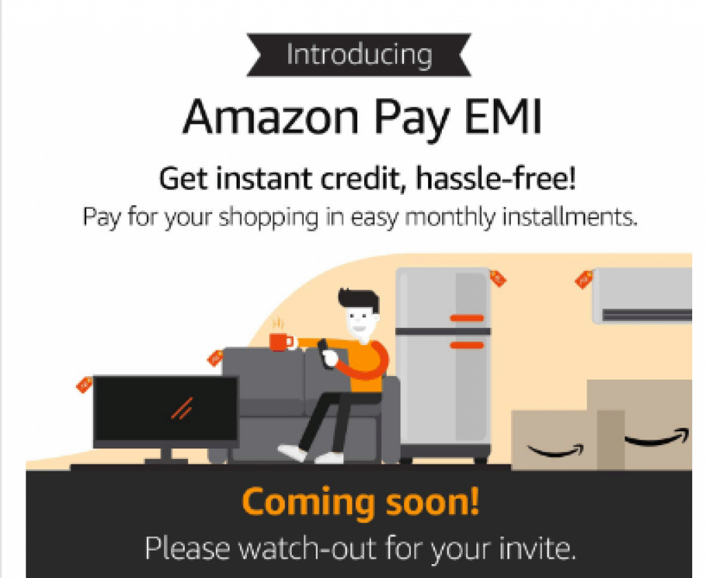 Amazon Pay EMI- card-less credit