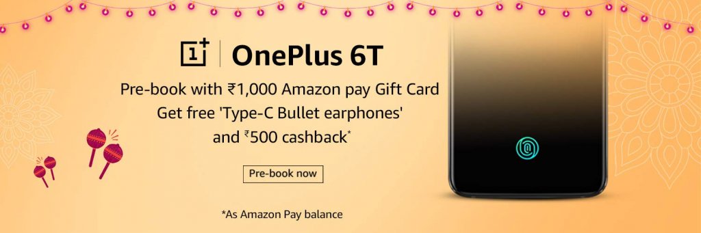 OnePlus 6T Pre-book offer