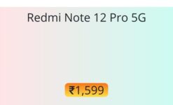 Redmi Note 12 Pro 5G battery replacement official price
