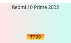 Redmi 10 Prime 2022 battery replacement official price