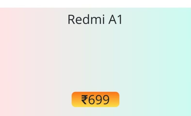 Redmi A1 battery replacement cost in service center [₹699]