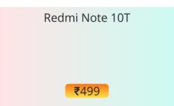 Redmi Note 10T battery replacement official price
