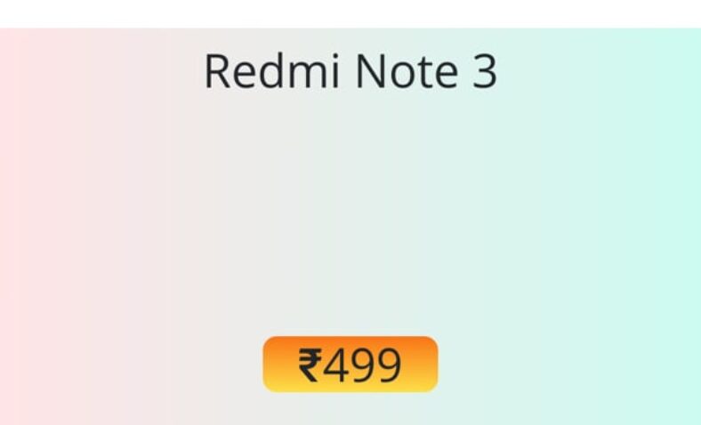 Redmi Note 3 battery replacement cost in service center [₹499]