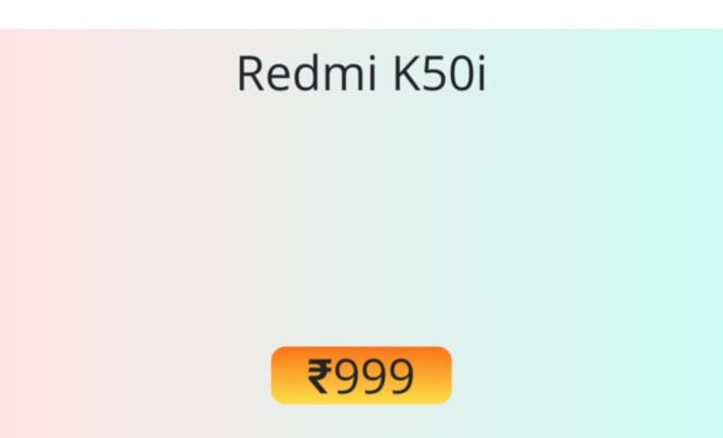 Redmi K50i battery replacement official price