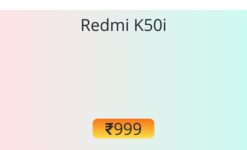 Redmi K50i battery replacement official price