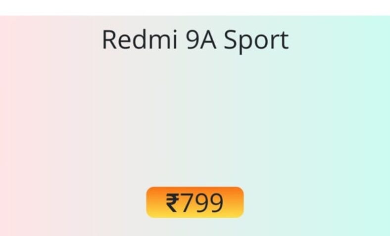 Redmi 9A Sport battery replacement cost in service center [₹799]