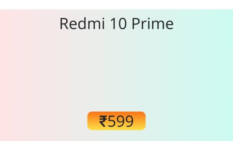 Redmi 10 Prime battery replacement cost in service center [₹599]