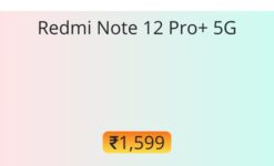 Redmi Note 12 Pro+ 5G battery replacement official price