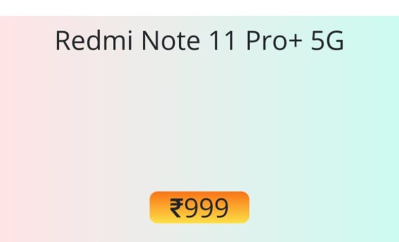 Redmi Note 11 Pro+ 5G battery replacement official price