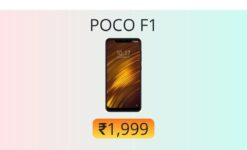 POCO F1 battery replacement official price