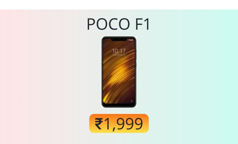 POCO F1 battery replacement cost in service center [₹1,999]