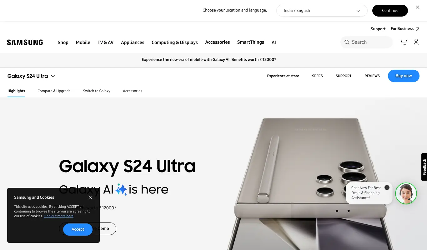 Samsung Galaxy S24 Ultra Exchange Offer