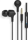75% OFF: [Rs. 100 Back] Blaupunkt EM01 in-Ear Wired Earphone with Mic and Deep Bass HD Sound Mobile Headset with Noise Isolation and with customised Extra Ear gels