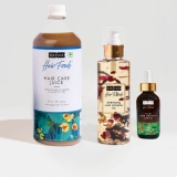 Hair Nourishment Combo – Hair Care Juice & Bhringraj Oil & Tulsi Hair Regrowth Serum