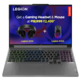 Lenovo Legion 5i 14th Gen, 40.64cms – Intel-14th Generation Intel® Core™ i7-14650HX (E-cores up to 3.70 GHz P-cores up to 5.20 GHz)-512 GB SSD  TLC-16 GB RAM