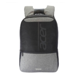 Acer Lite Extra Soft Padded Notebook Backpack Panel with Airmesh (16 Litre Capacity/Heavy Duty SBS Zippers/Premium 1680D Polyester Fabric) Premium Bla