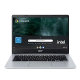 Acer Chromebook Intel Celeron N4500 Processor (Chrome OS/ 8 GB RAM/32GB eMMC) CB314-3H with 35.6 cm (14) FHD Display Pure Silver 1.45 KG