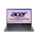 Acer Chromebook Plus Intel Core i3-N305 Processor (Chrome OS/ 8 GB RAM/ 256 GB SSD) CB514-4H with 35.6 cm (14) Full HD IPS Display Steel Gray 1.43 KG