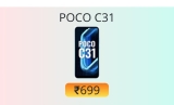 POCO C31 battery replacement cost in service center [₹699]