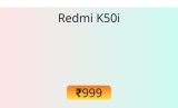 Redmi K50i battery replacement cost in service center [₹999]