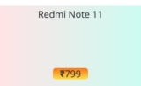 Redmi Note 11 battery replacement cost in service center [₹799]